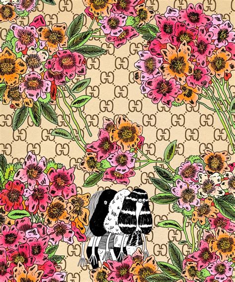 gucci floral print wallpaper|gucci wallpaper transparent.